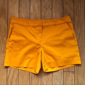 Michael Kors Shorts Size 6 Mustard Yellow Gold